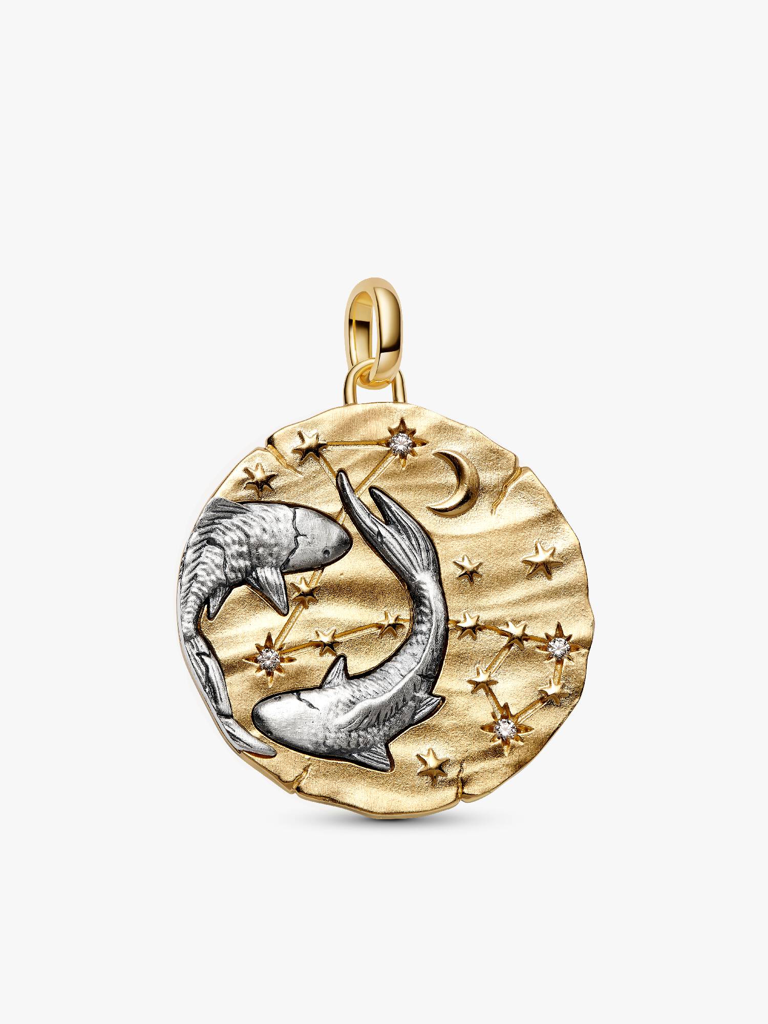 Charm Medallón grande Signo Zodical Piscis