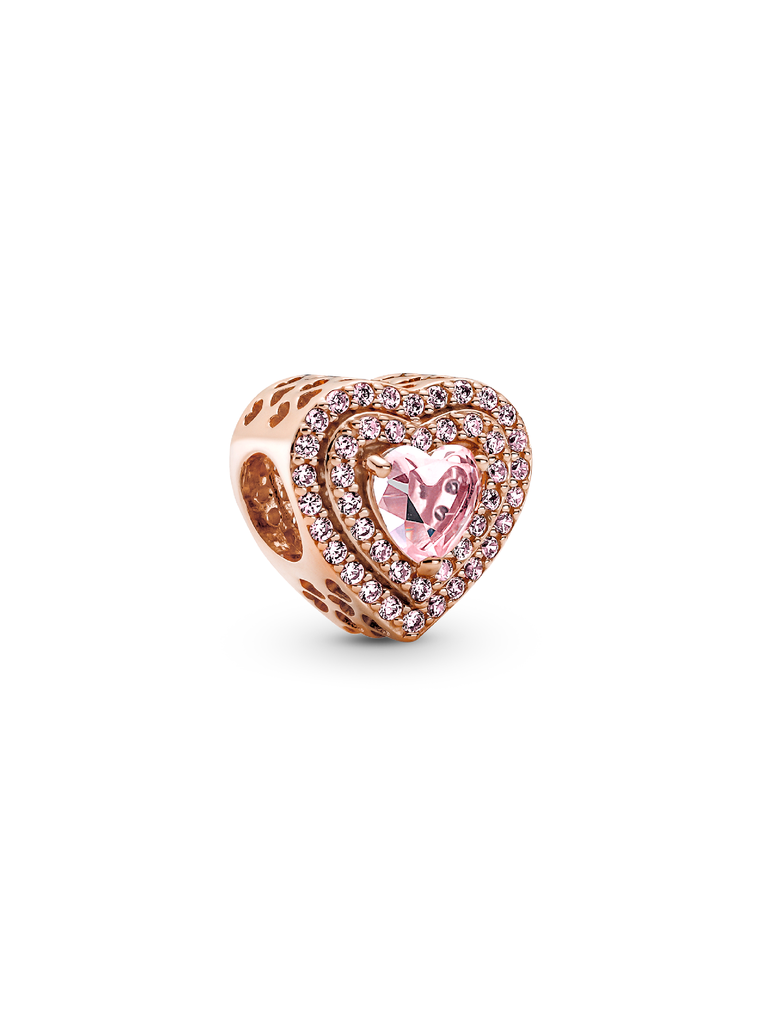 Charm Corazones relucientes en niveles