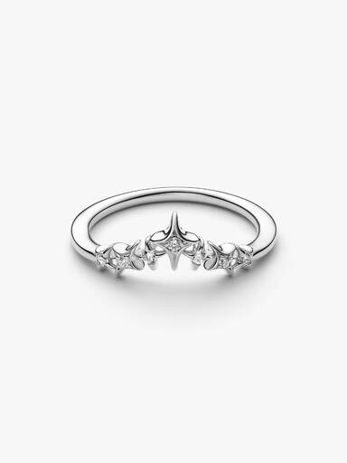 Anillo Tiara con Estrellas