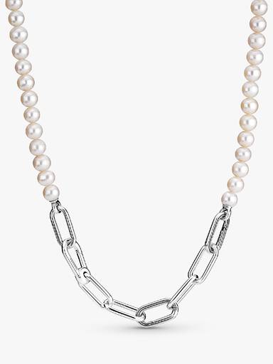 Collar de perlas cultivadas de agua dulce tratadas Pandora ME