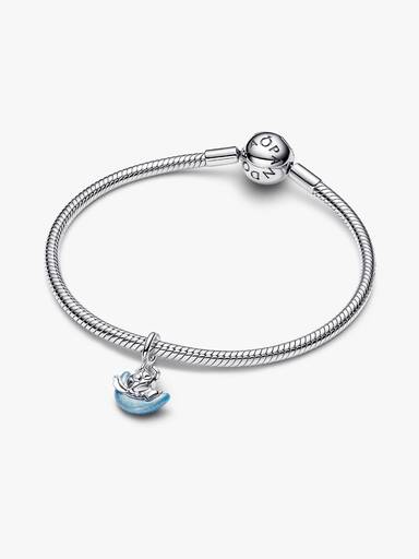 Charm Colgante Luna que Brilla en la Oscuridad de Stitch de Disney