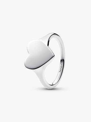Anillo corazón grabable