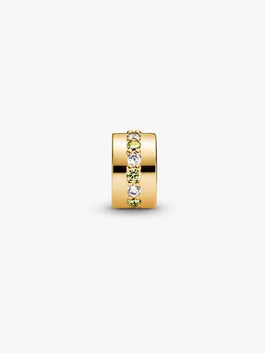 Charm de Clip Fila Brillante Amarillo