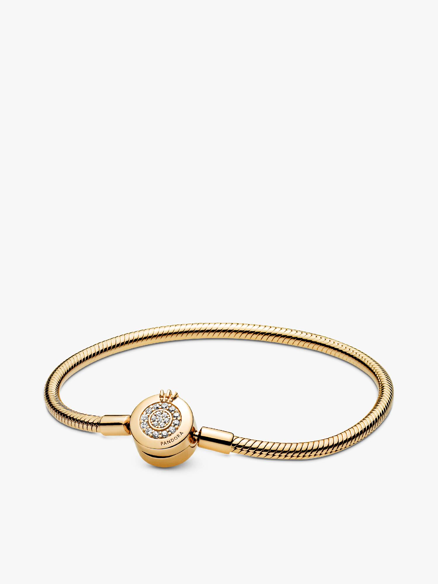Brazalete de cadena de serpiente Corona O resplandeciente