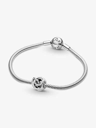 Charm Corazón y círculos Familia por siempre