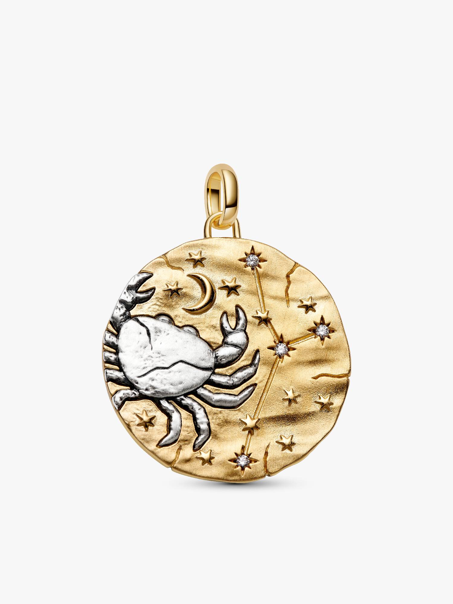 Charm Medallón grande Signo Zodical Cancer