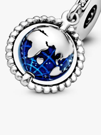 Charm colgante Globo giratorio