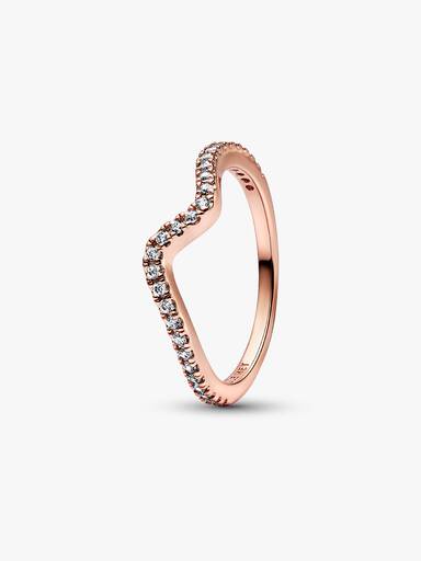 Anillo Onda resplandeciente