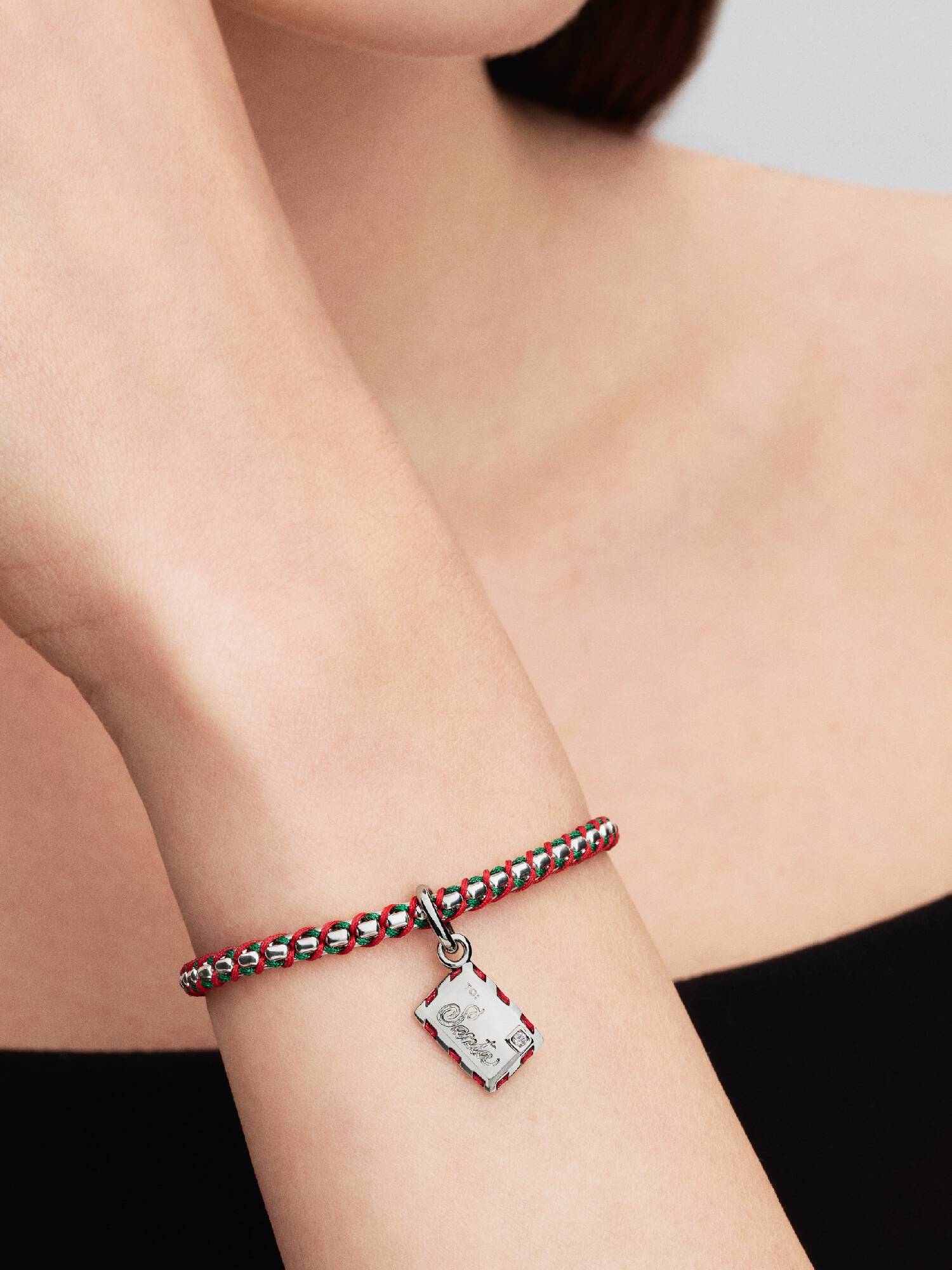 Charm colgante Carta a Santa