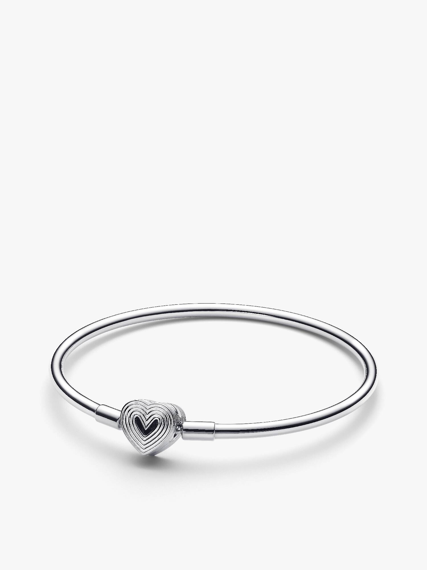 brazalete Rígida Cierre Corazón Radiante