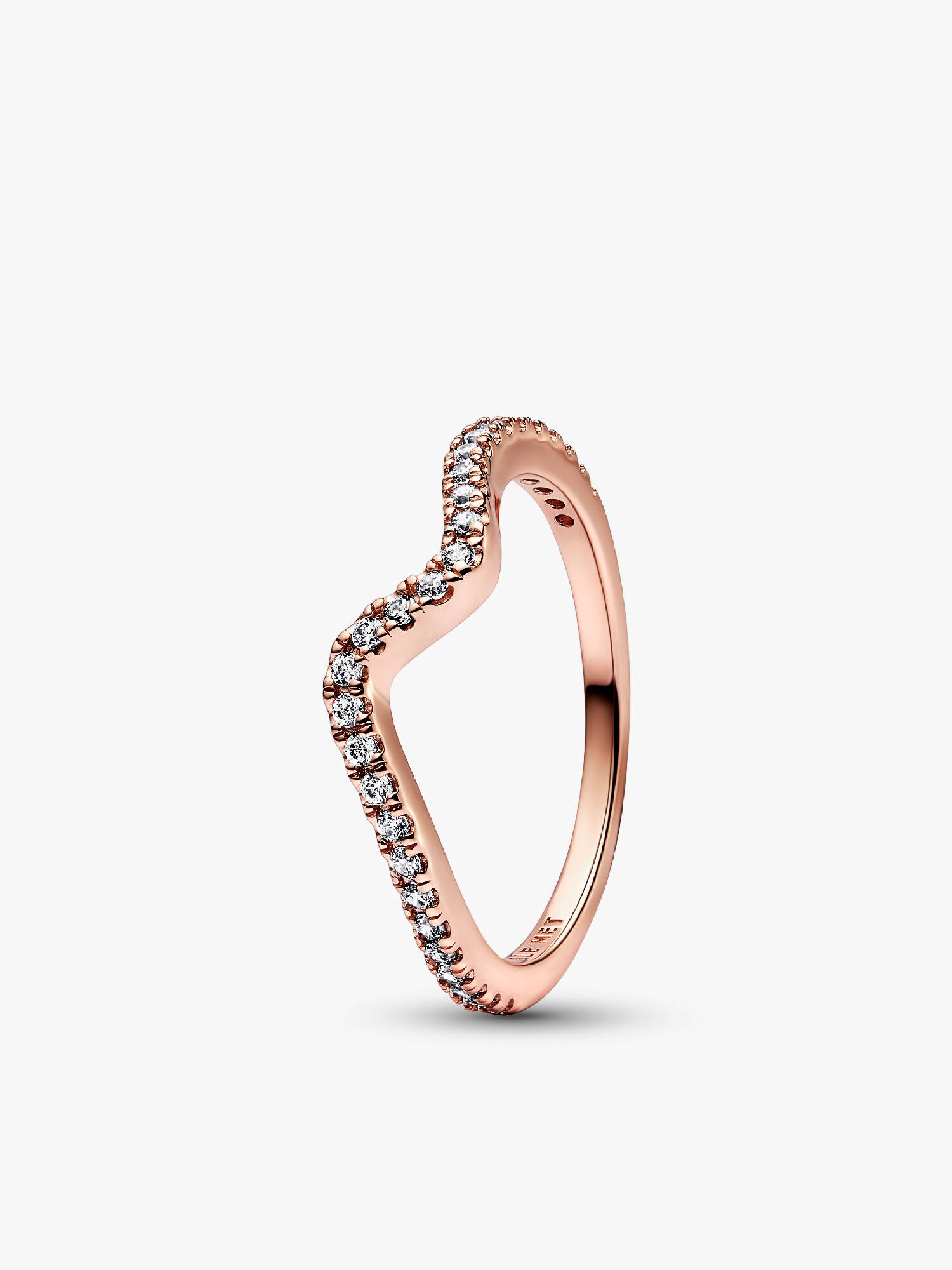 Anillo Onda resplandeciente