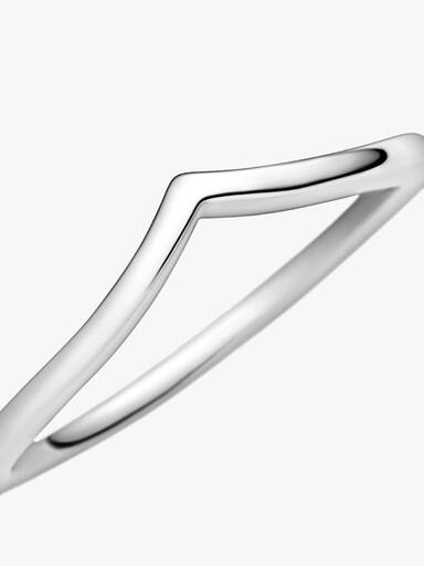 Anillo Hueso de los deseos pulido
