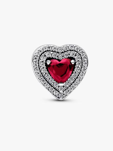 Charm Corazones relucientes en niveles