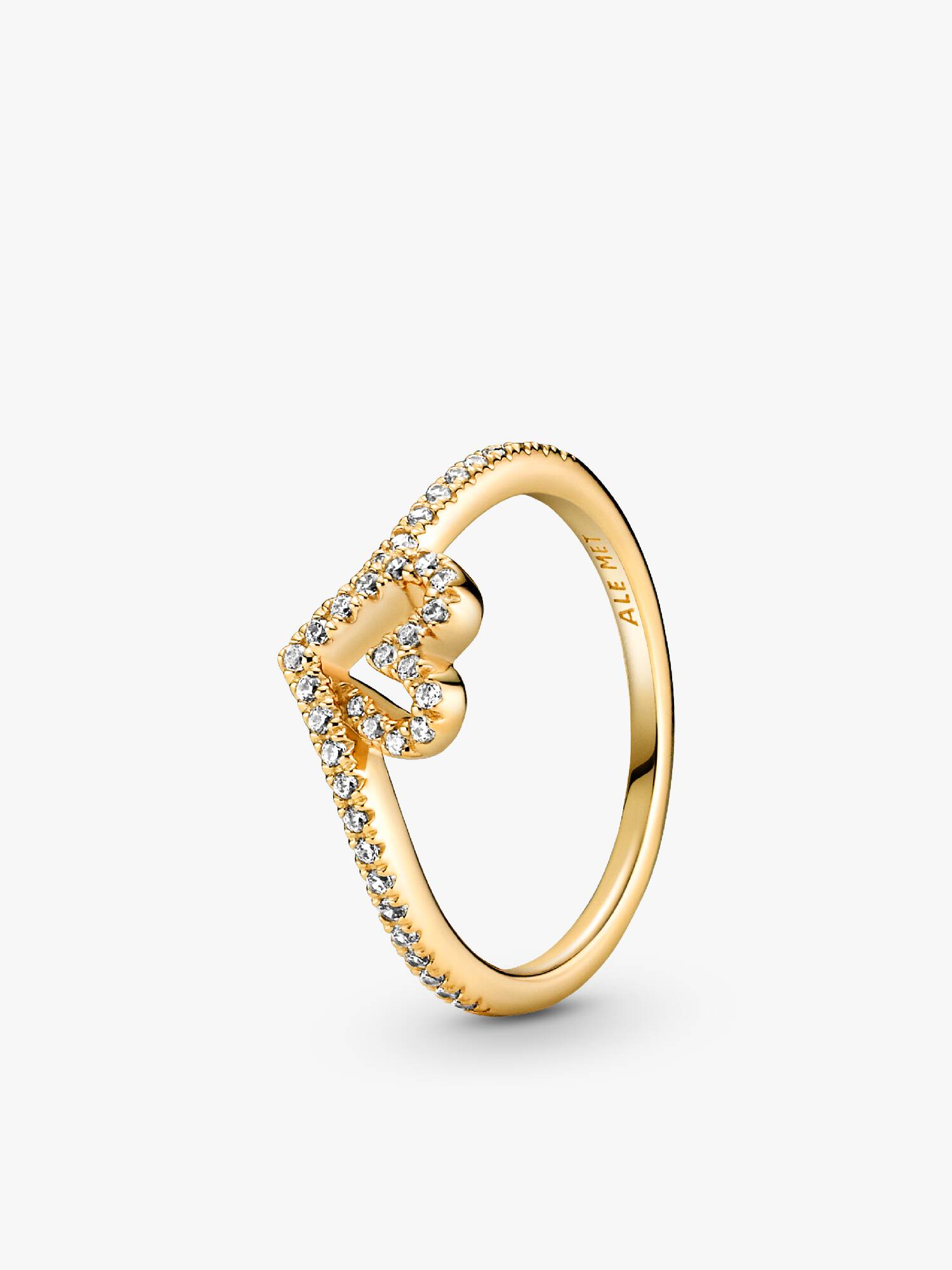 Anillo Corazón de los Deseos Brillante