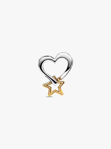 Charm Corazón y Estrella de la Suerte