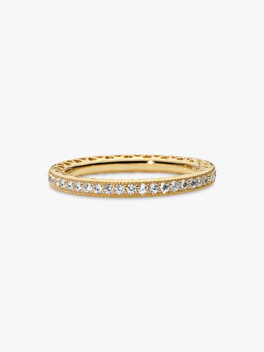 Anillo Corazones y Brillo