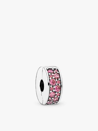 Clip Elegancia brillante rosa madreselva