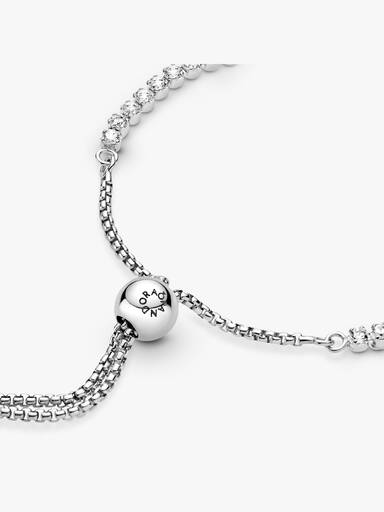 Brazalete de tenis deslizante reluciente