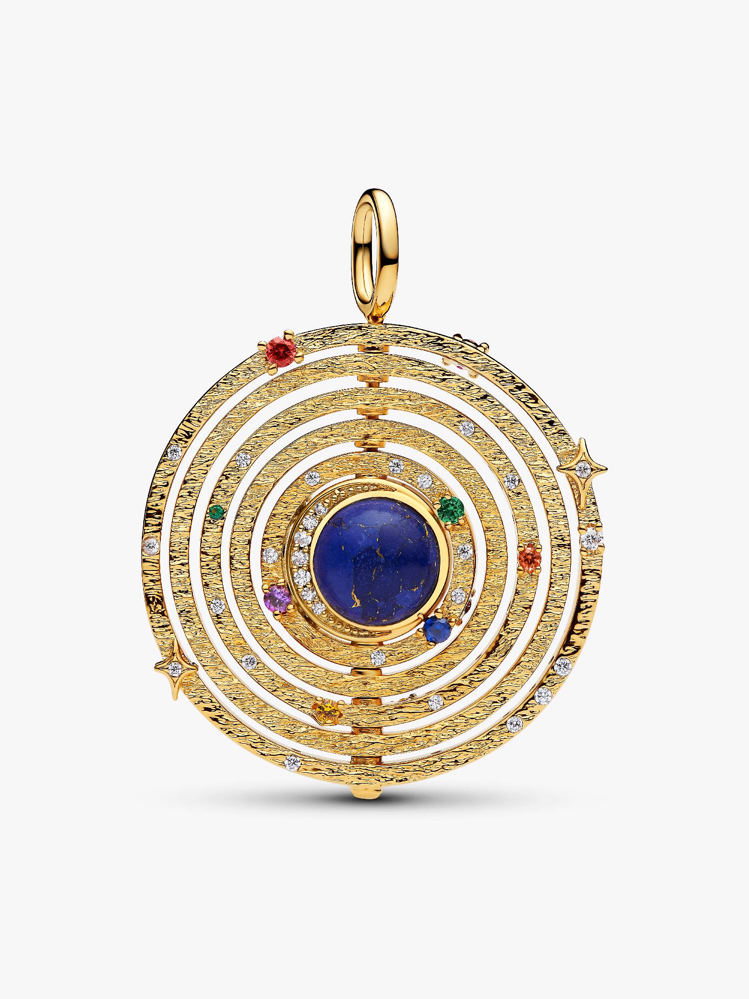 Charm Colgante Esfera Armilar Giratoria Grande