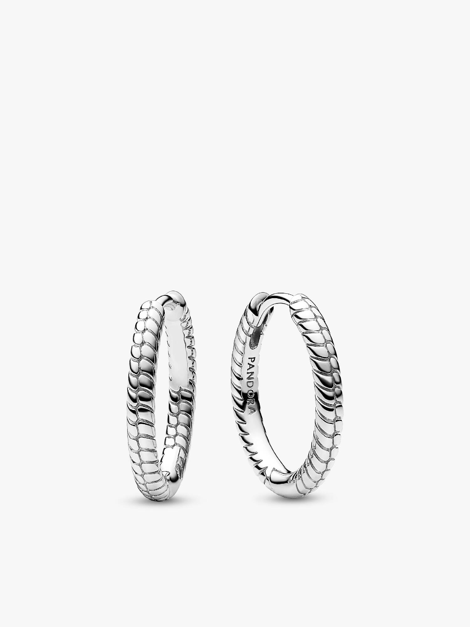 Aretes de aro con charm pequeño de Pandora Moments