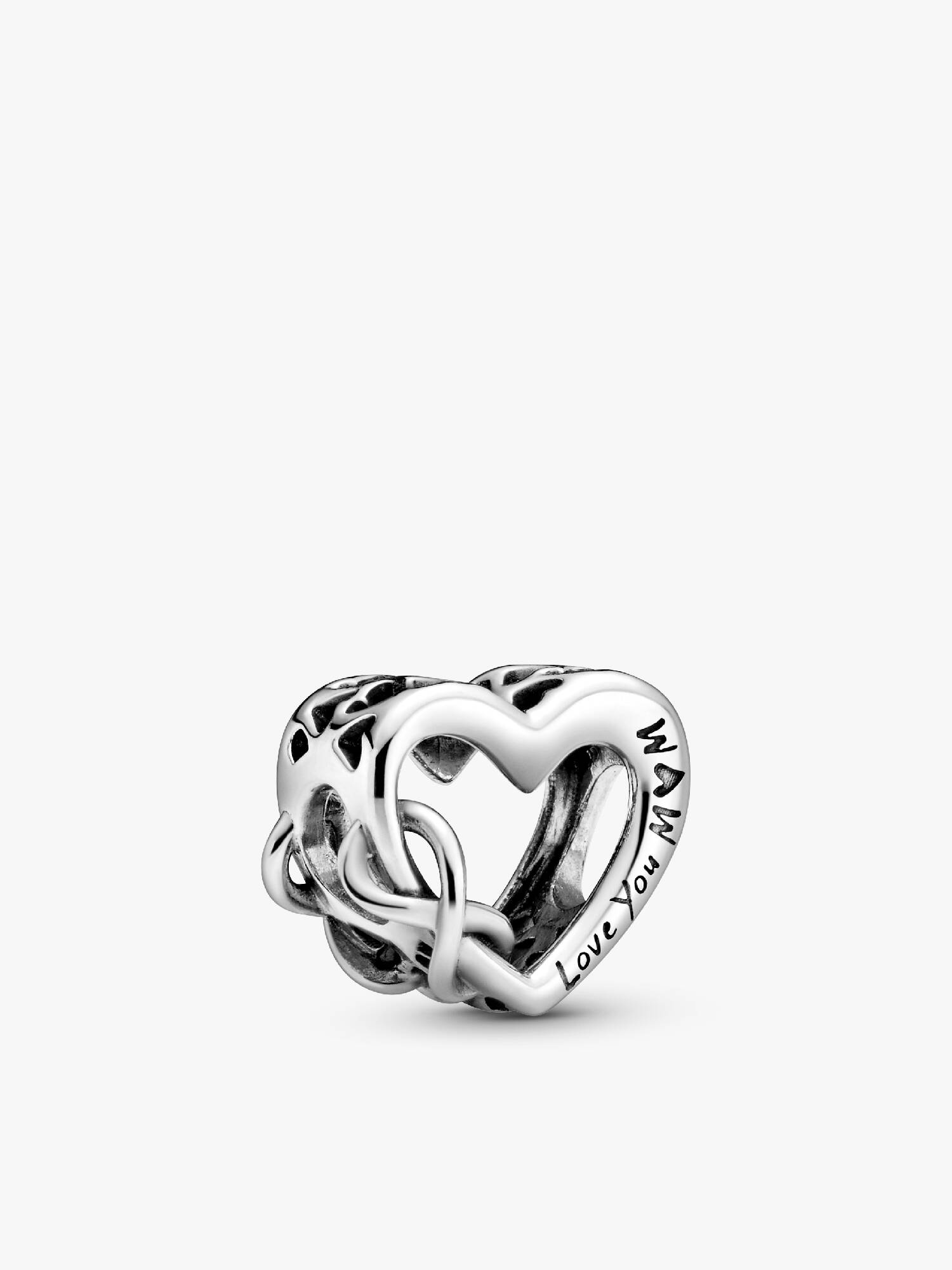 Charm Corazón con Infinito Yo te amo mamá