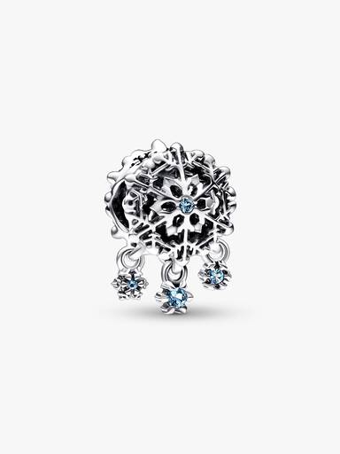 Charm Gota de copo de nieve helada