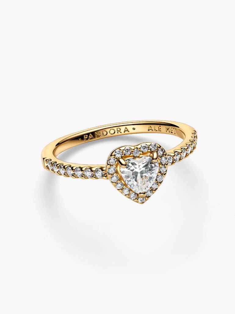 Anillo Corazón elevado