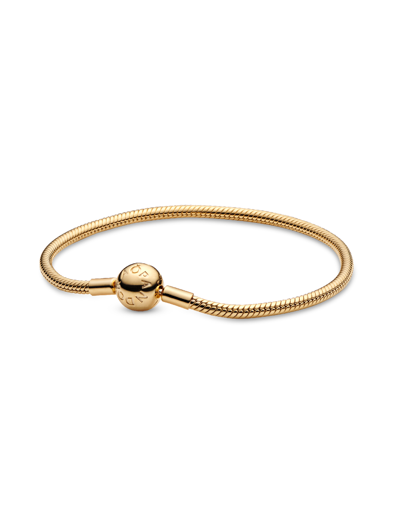 Brazalete Pandora Moments con cadena tipo serpiente