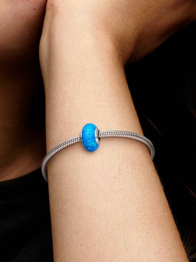 Charm Océano azul intenso opalescente