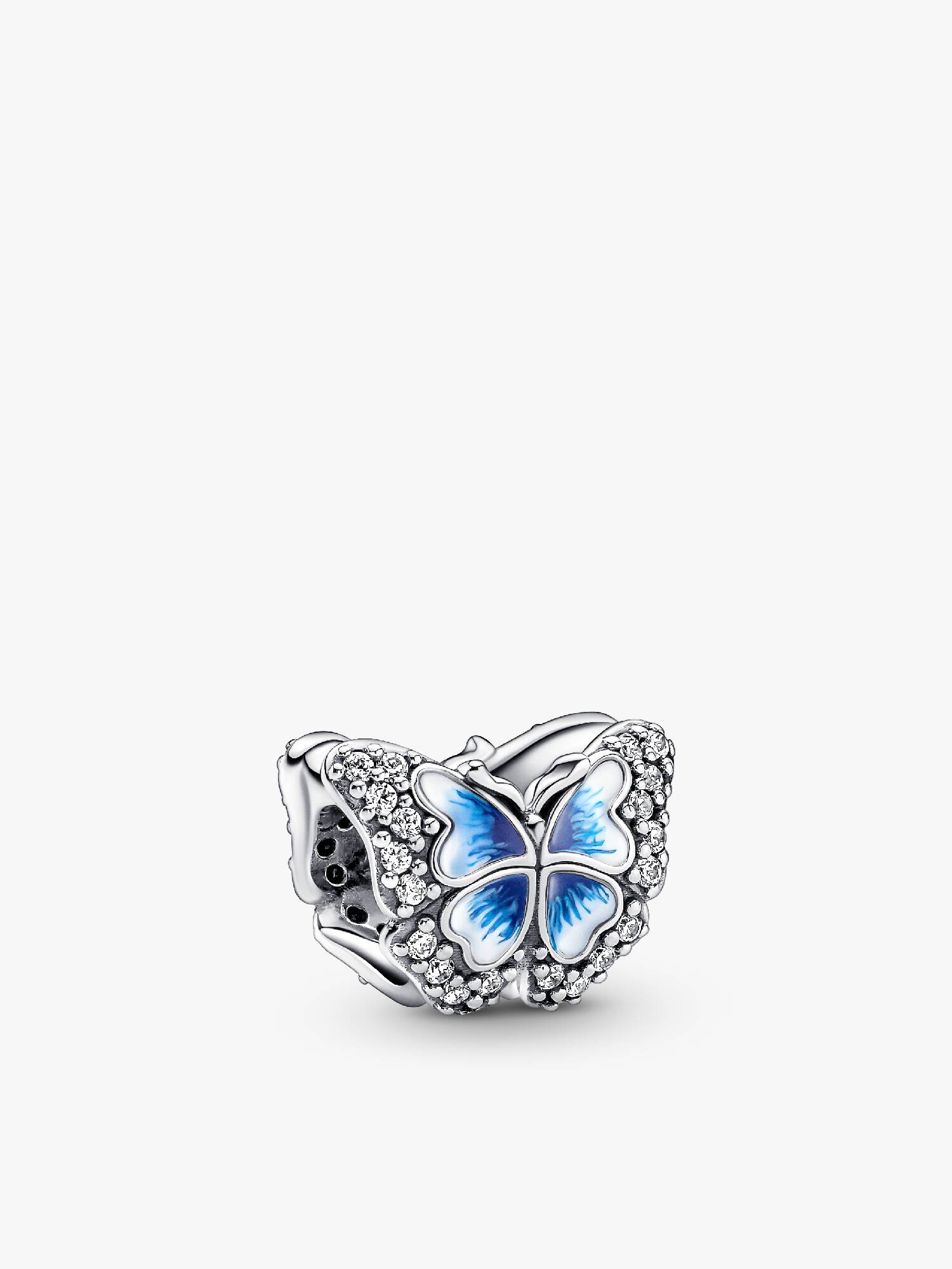 Charm Mariposa azul reluciente