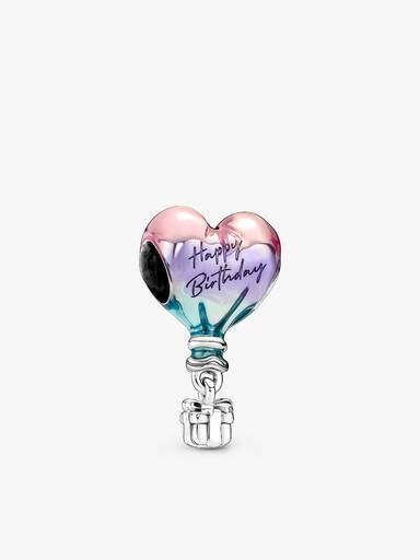 Set de Pulsera con Corazón y Globo “Feliz Cumpleaños” con cierre T-Bar