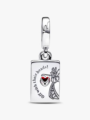 Charm Colgante Doble Reina de Corazones Villanos de Disney