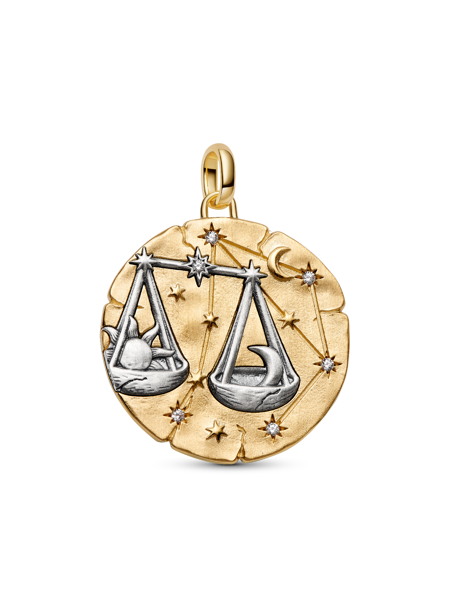 Charm Medallón grande Signo Zodical Libra