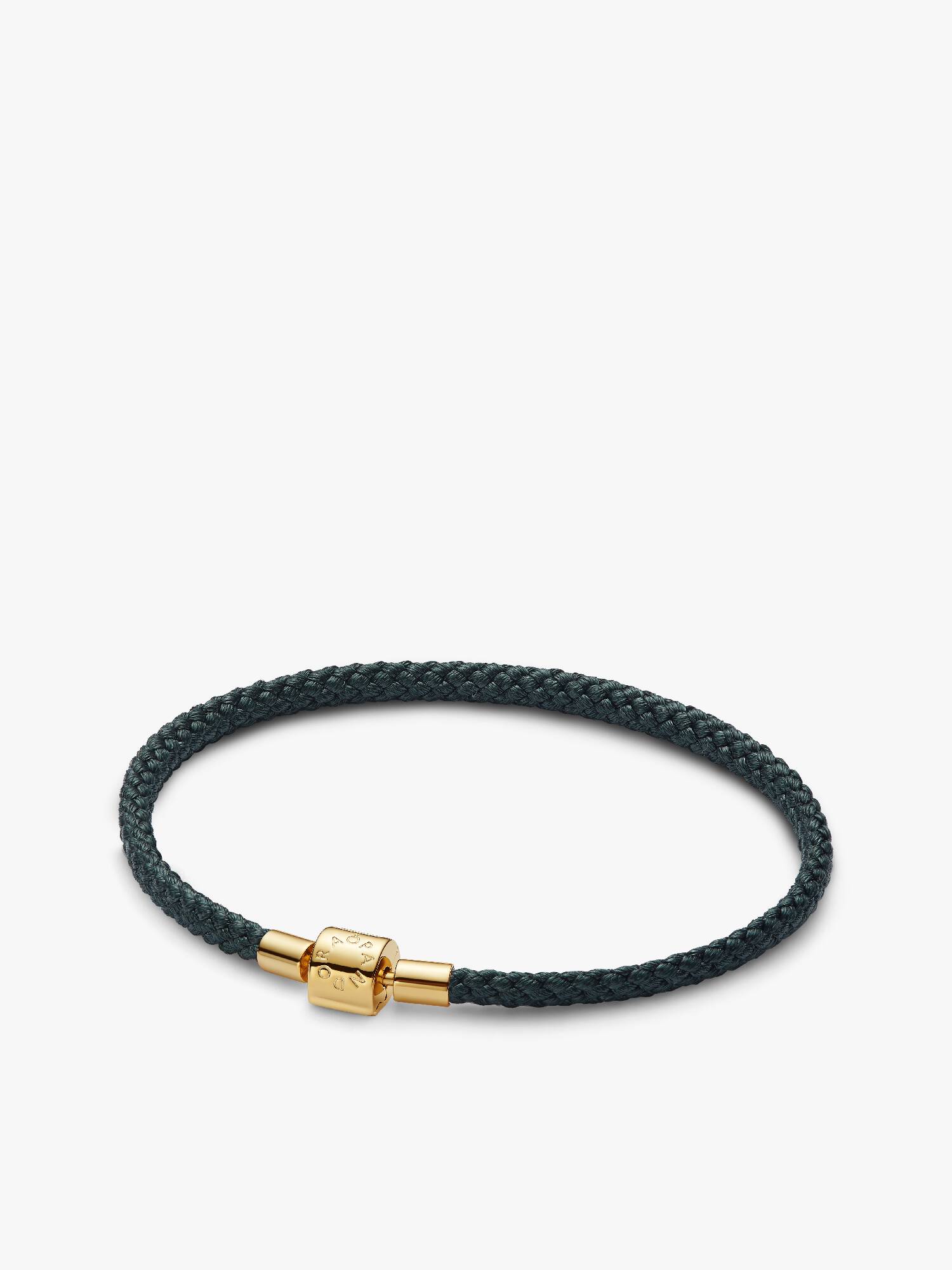 Pulsera de cordón verde brillante