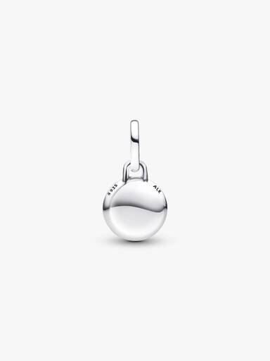 Mini charm colgante grabable Mal de Ojo de Cristal Murano