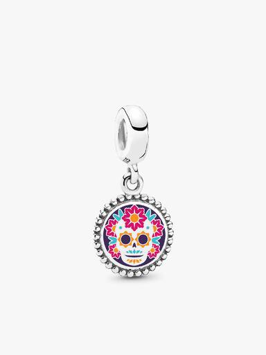 Set de Regalo de Brazalete con Charms del Día de Muertos
