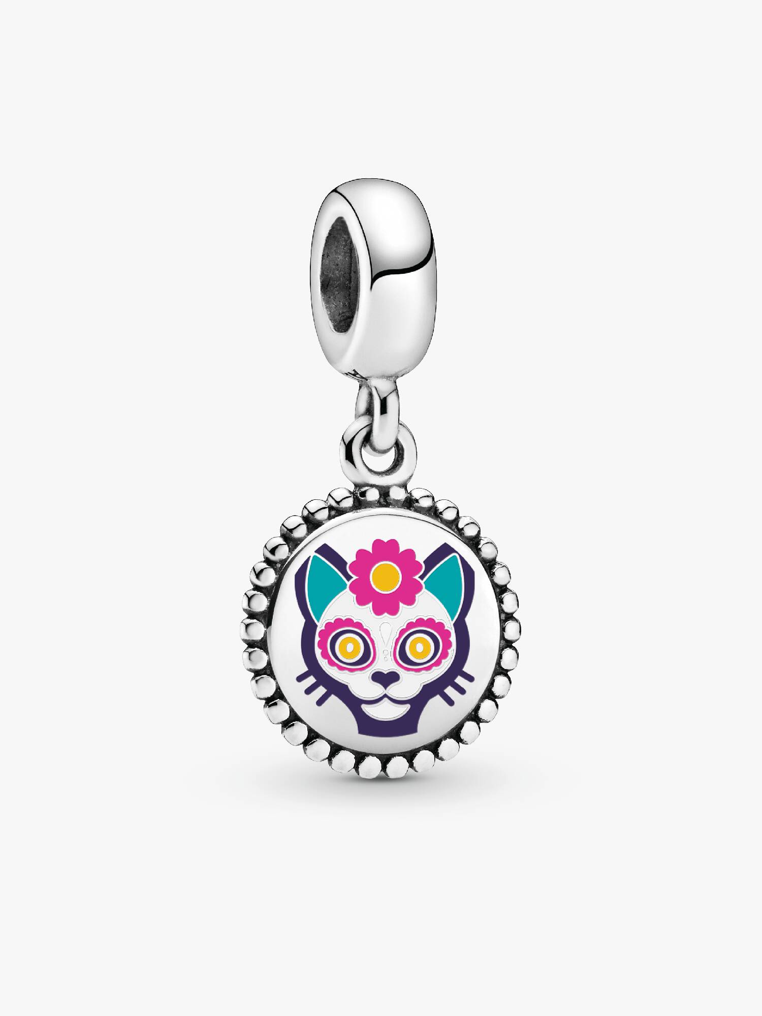 Charm Colgante Gato Día de Muertos