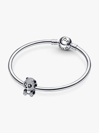Charm Panda tierno reluciente