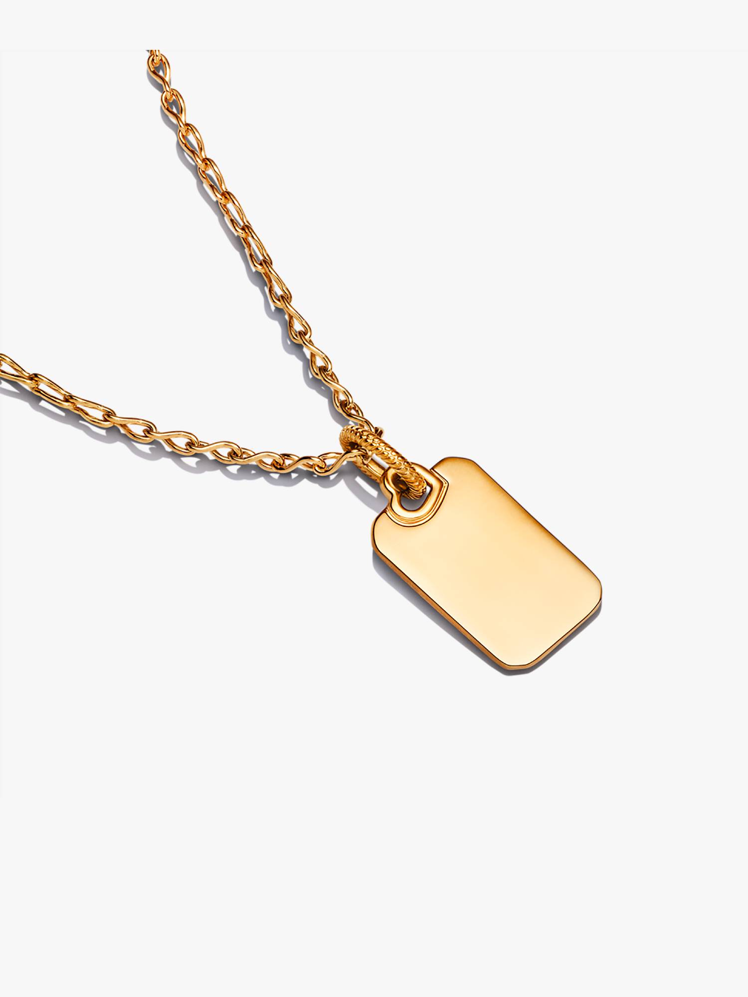 Set de Collar con Dije Rectangular Grabable