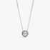 Collar con halo redondo brillante Collar con halo redondo brillante