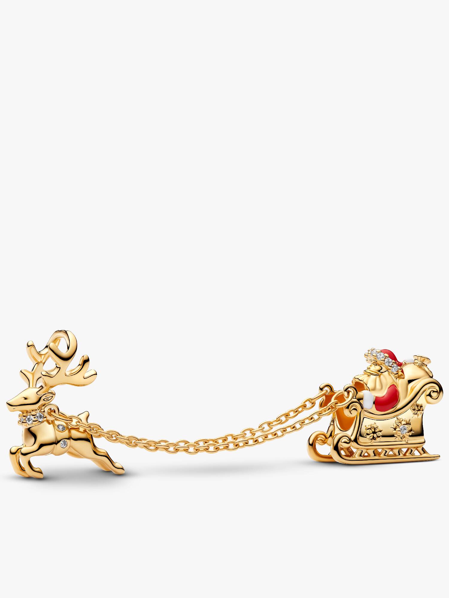 Charm doble Trineo de Santa