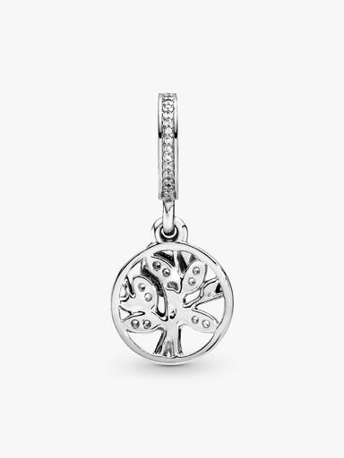 Charm colgante Árbol de familia reluciente
