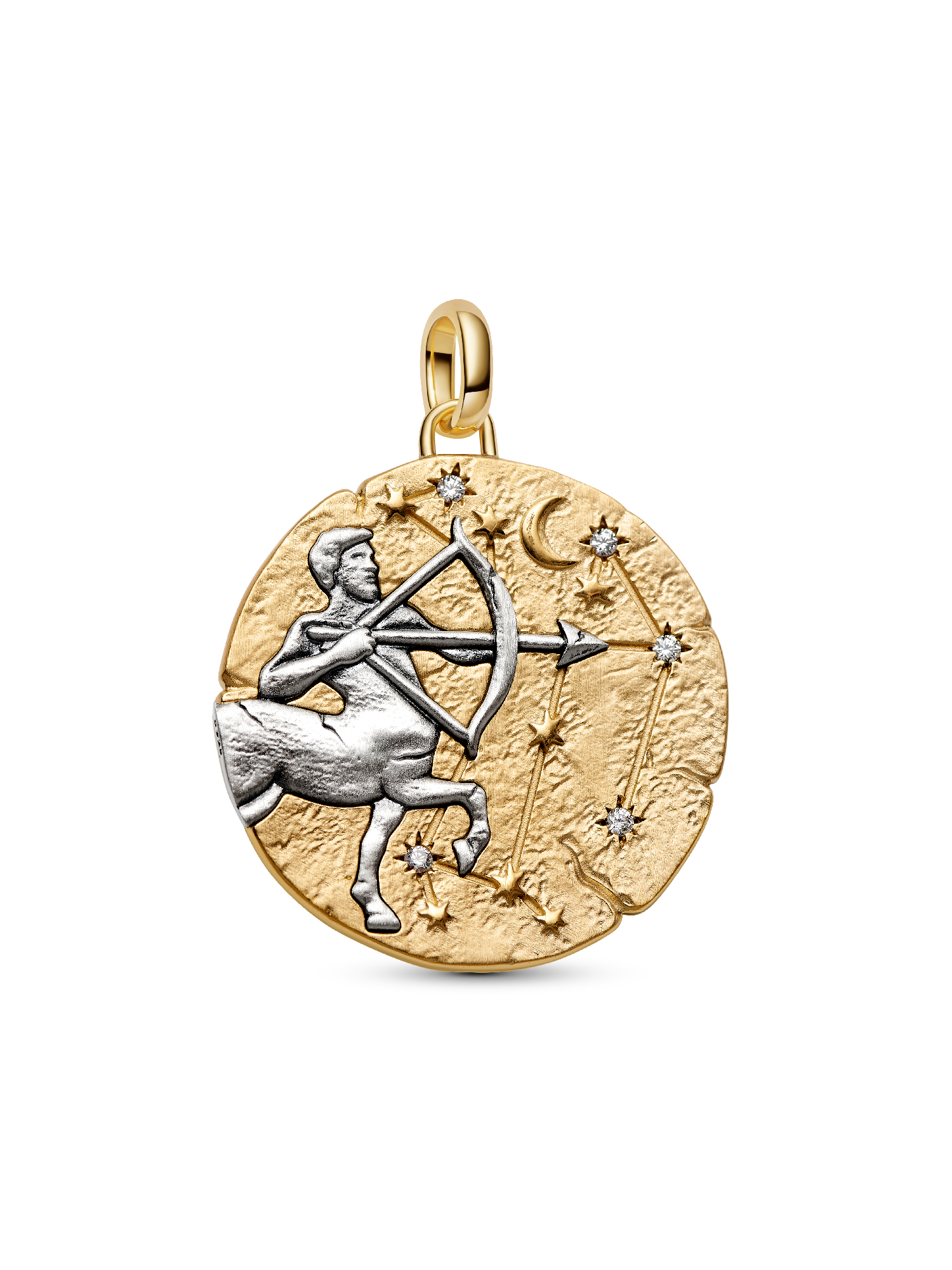 Charm Medallón Grande Signo Zodiacal Sagitario