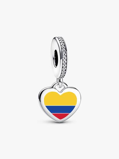 Charm Colgante Corazón Colombia