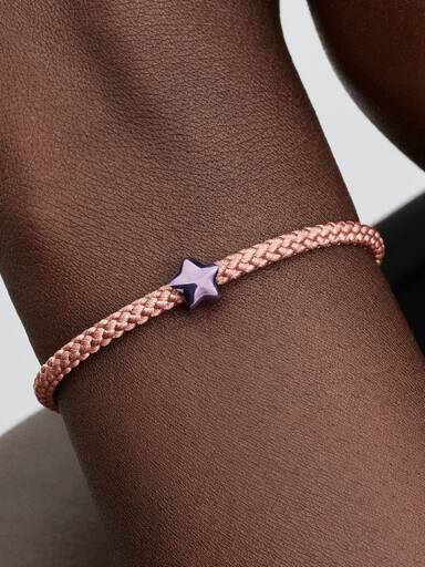 Mini Charm Estrella púrpura