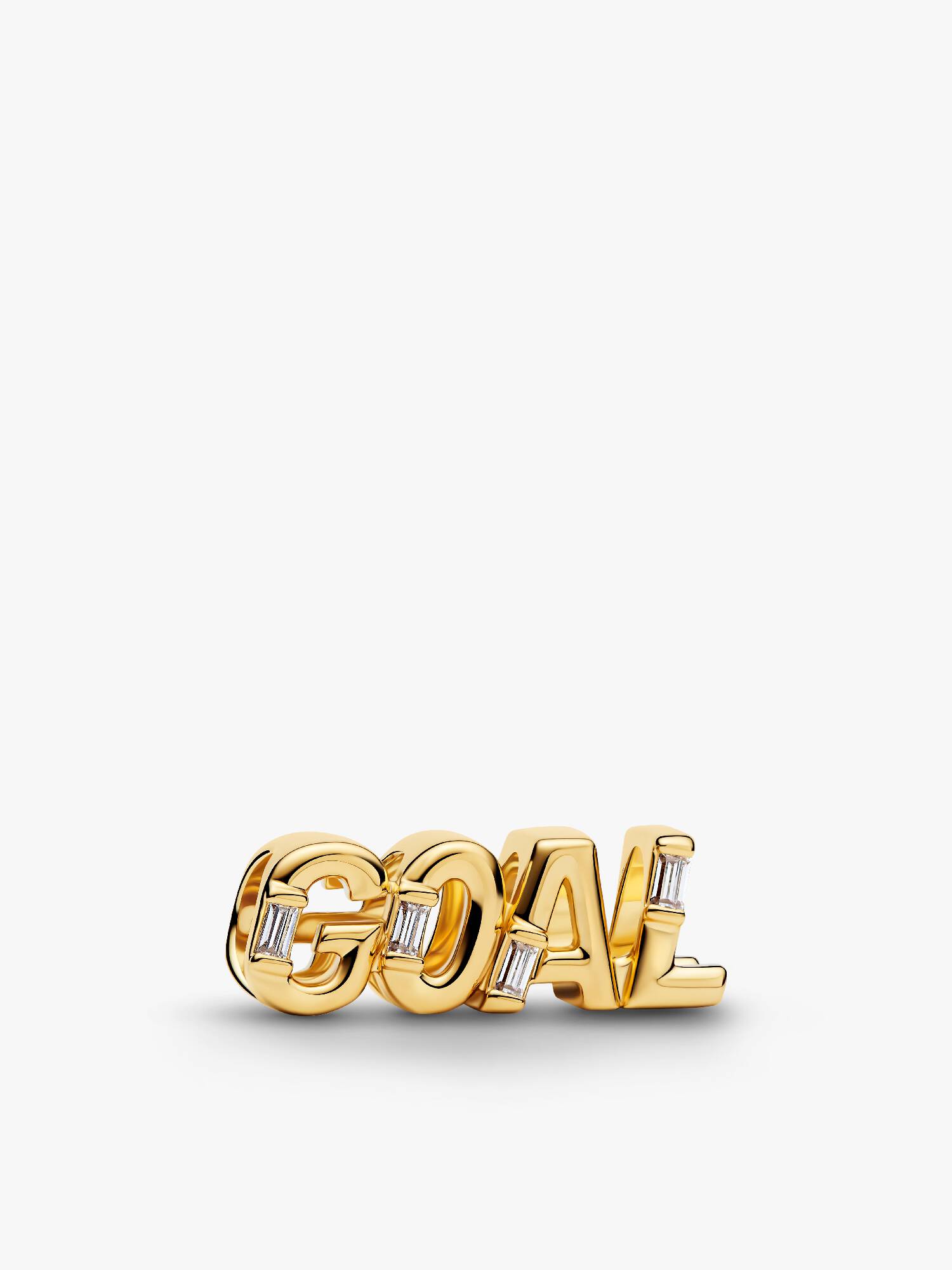 Charm con la inscripción Gol