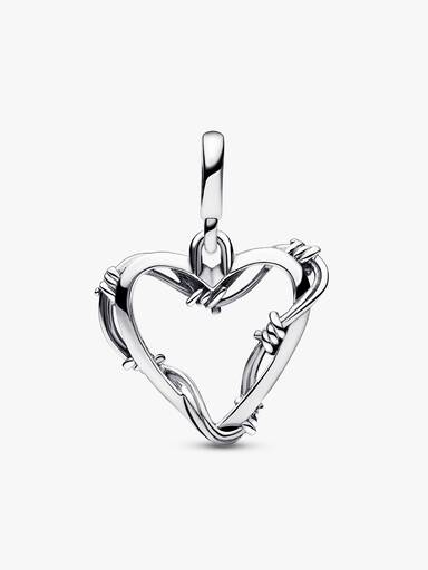 Charm Medallón Corazón de alambre Pandora ME