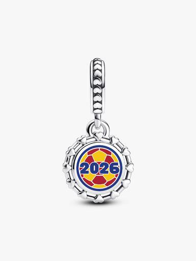 Charm Grabado Balón fútbol #10 Colombia 2026