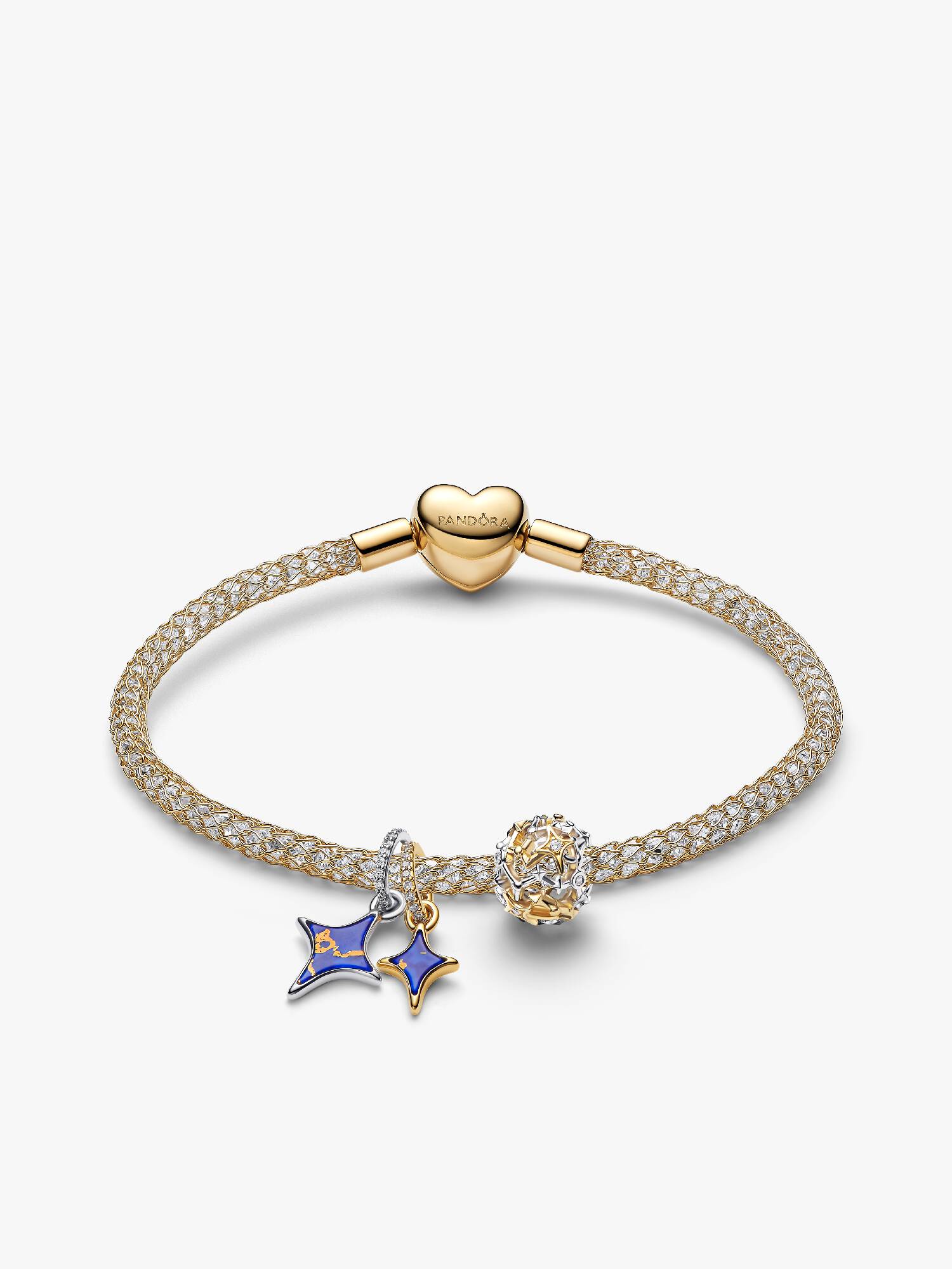 Set de regalo de pulsera con charms de Estrellas Celestiales