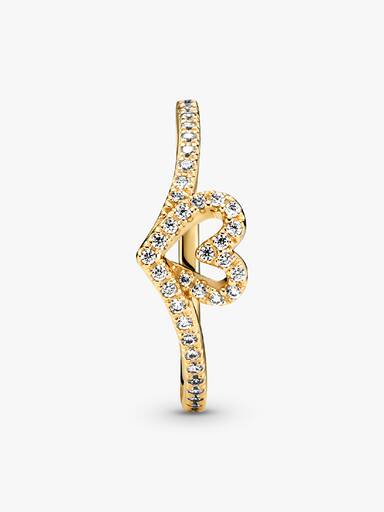 Anillo Corazón de los Deseos Brillante